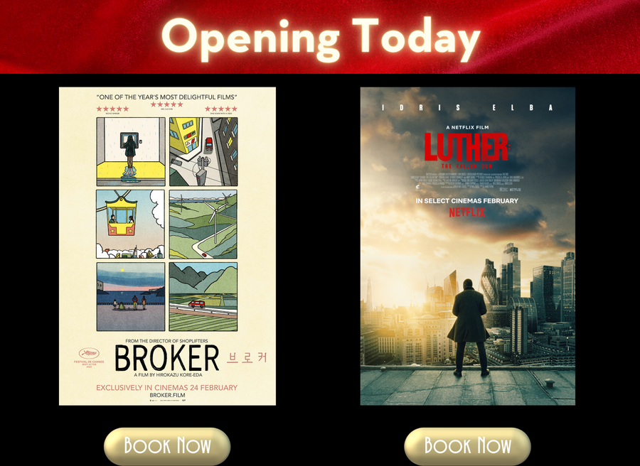 Opening Today: Broker, Luther: The Fallen Sun